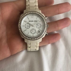 Michael Kors white watch